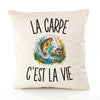 Housse de Coussin La Carpe c’est la vie