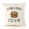 Housse de Coussin La Course À Obstacles c’est la vie