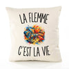 Housse de Coussin La Flemme c’est la vie