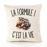 Housse de Coussin La Formule 1 c’est la vie