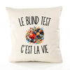 Housse de Coussin Le Blind Test c’est la vie