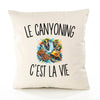 Housse de Coussin Le Canyoning c’est la vie