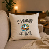Housse de Coussin Le Canyoning c’est la vie