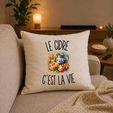 Housse de Coussin Le Cidre c’est la vie