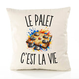 Housse de Coussin Le Palet c’est la vie