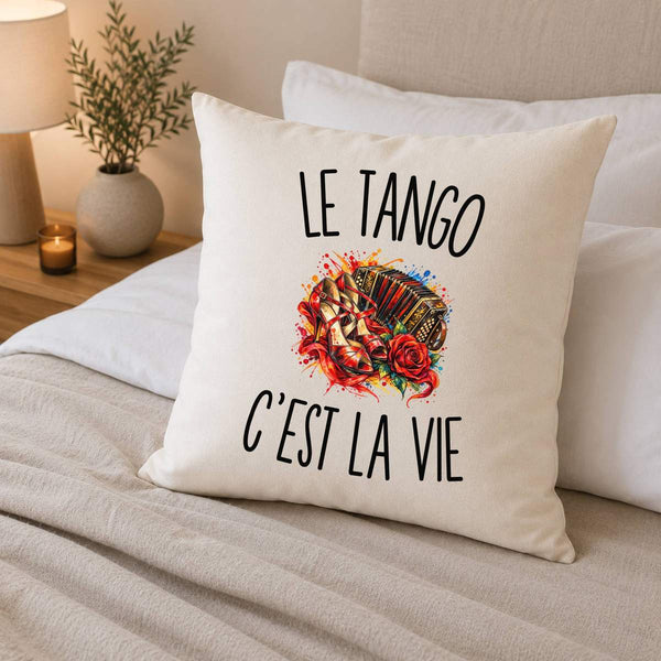Housse de Coussin Le Tango c’est la vie