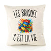 Housse de Coussin Les Briques c’est la vie