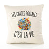 Housse de Coussin Les Cartes Postales c’est la vie