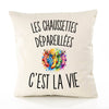 Housse de Coussin Les Chaussettes Dépareillées c’est la vie