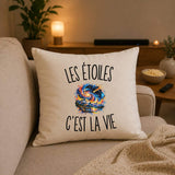 Housse de Coussin Les Étoiles c’est la vie