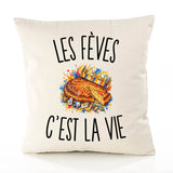 Housse de Coussin Les Fèves c’est la vie