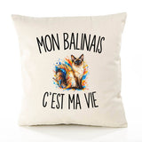 Housse de Coussin Mon Balinais c’est ma vie