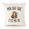 Housse de Coussin Mon Chat Tigré c’est ma vie