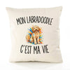 Housse de Coussin Mon Labradoodle c’est ma vie