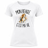 T-shirt de Sport Femme Mon Beagle c'est ma vie