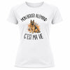 T-shirt de Sport Femme Mon Berger Allemand c'est ma vie