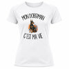 T-shirt de Sport Femme Mon Doberman c'est ma vie