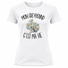 T-shirt de Sport Femme Mon Greyhound c'est ma vie