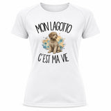 T-shirt de Sport Femme Mon Lagotto c'est ma vie