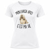 T-shirt de Sport Femme Mon Lhassa Apso c'est ma vie