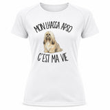 T-shirt de Sport Femme Mon Lhassa Apso c'est ma vie