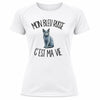 T-shirt de Sport Femme Mon Bleu Russe c'est ma vie