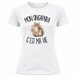 T-shirt de Sport Femme Mon Singapura c'est ma vie
