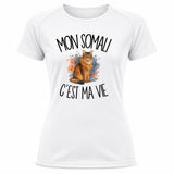 T-shirt de Sport Femme Mon Somali c'est ma vie