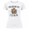 T-shirt de Sport Femme Mon Highland Fold c'est ma vie