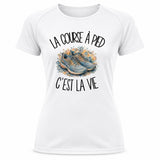 T-shirt de Sport Femme La course à pied c'est la vie