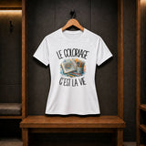 T-shirt de Sport Femme Le coloriage c'est la vie