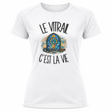 T-shirt de Sport Femme Le vitrail c'est la vie