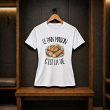 T-shirt de Sport Femme Le pain maison c'est la vie