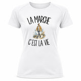 T-shirt de Sport Femme La marche c'est la vie