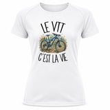 T-shirt de Sport Femme Le VTT c'est la vie