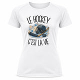 T-shirt de Sport Femme Le hockey c'est la vie