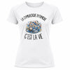 T-shirt de Sport Femme La gymnastique rythmique c'est la vie