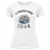 T-shirt de Sport Femme La gymnastique rythmique c'est la vie