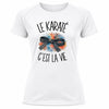 T-shirt de Sport Femme Le karaté c'est la vie