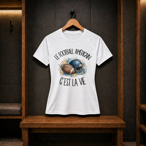 T-shirt de Sport Femme Le football américain c'est la vie