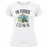 T-shirt de Sport Femme Ma perruche c'est ma vie