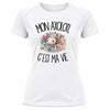 T-shirt de Sport Femme Mon axolotl c'est ma vie