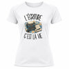 T-shirt de Sport Femme L'écriture c'est la vie