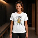 T-shirt de Sport Femme Les guépards c'est la vie