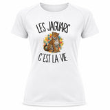 T-shirt de Sport Femme Les jaguars c'est la vie