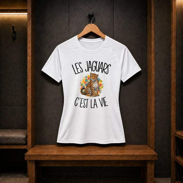 T-shirt de Sport Femme Les jaguars c'est la vie
