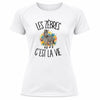 T-shirt de Sport Femme Les zèbres c'est la vie