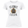 T-shirt de Sport Femme Les gorilles c'est la vie