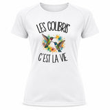 T-shirt de Sport Femme Les colibris c'est la vie