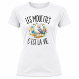 T-shirt de Sport Femme Les mouettes c'est la vie